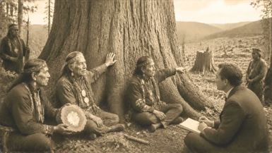TBA35-What the Cherokee Said About the Giant Trees of the Old Forest Documented in 1879 - The Buried Archive