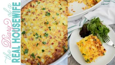 DRH13-Ham and Potato Breakfast CasseroleThe Diary of a Real Housewife - Diary of a Real Housewife