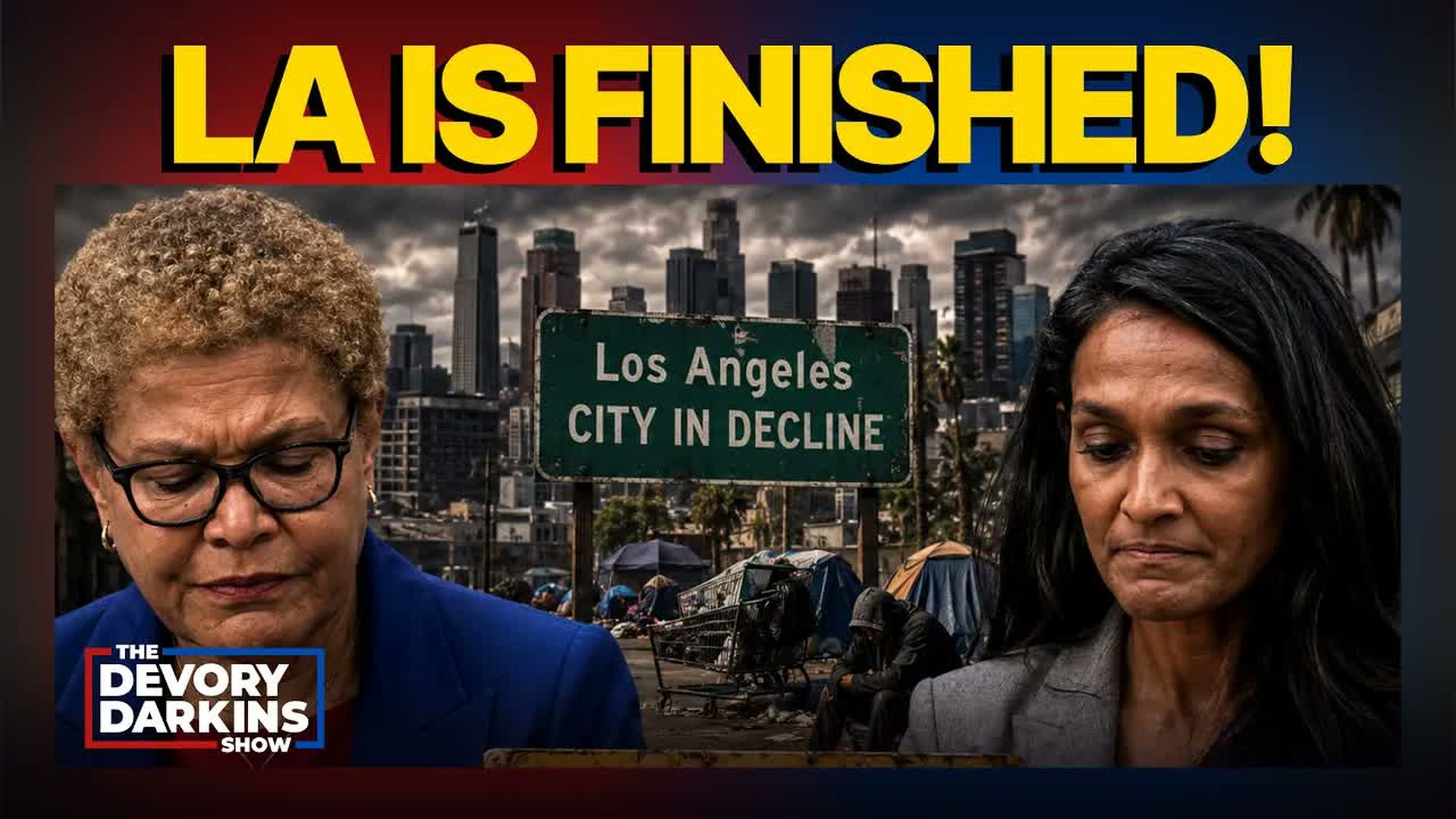DDS856-LA IS FINISHED Mayoral Debate turns into a DISASTER as voters walk out - The DeVory Darkins Show