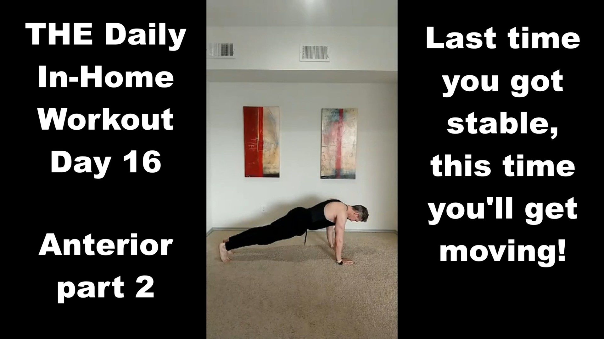 FE22-Day 16 - Anterior Daily In Home Workout - Fitness Ed - Fitness Ed