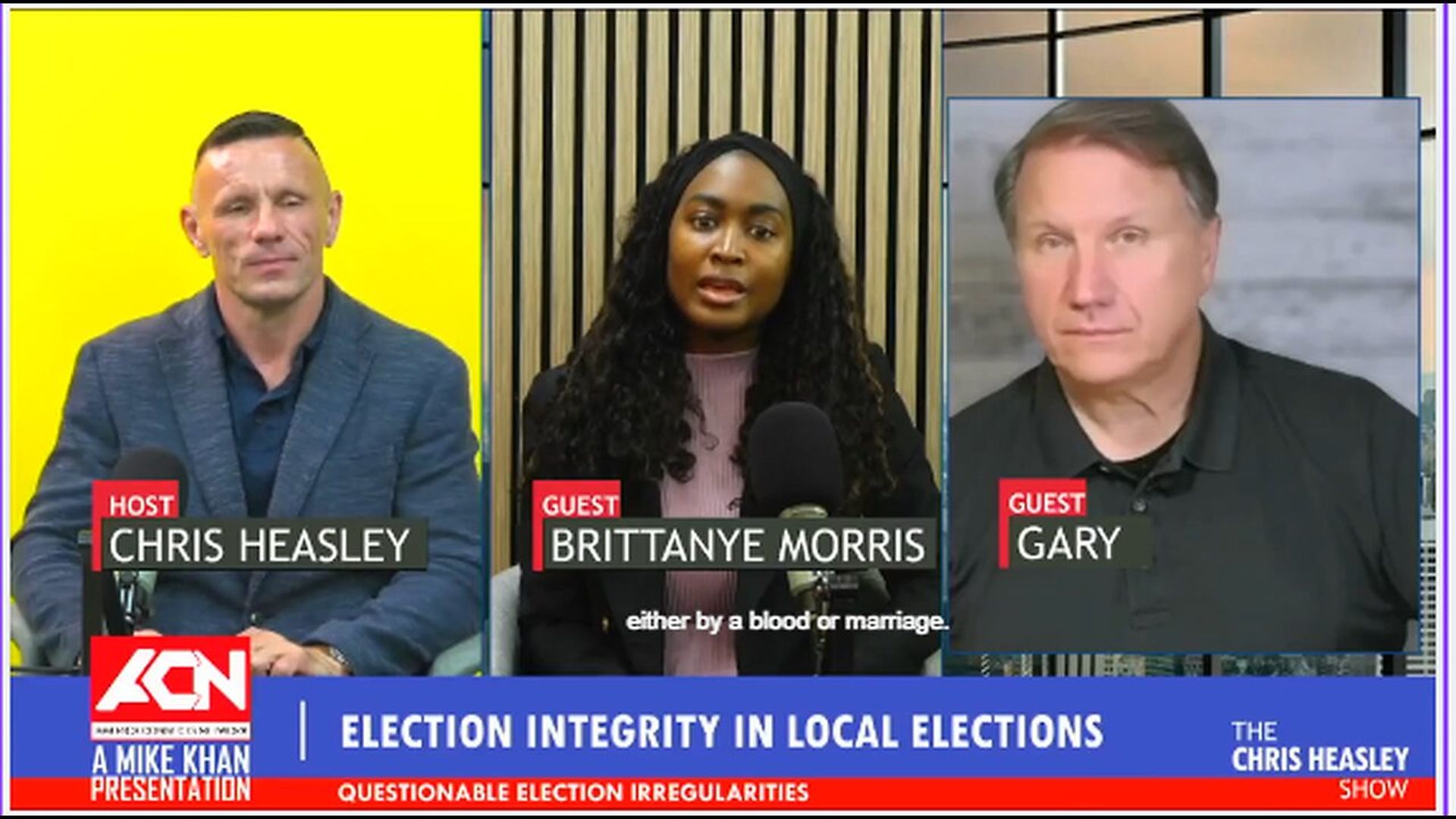 CHS91-Election Integrity In Local Elections - The Chris Heasley Show