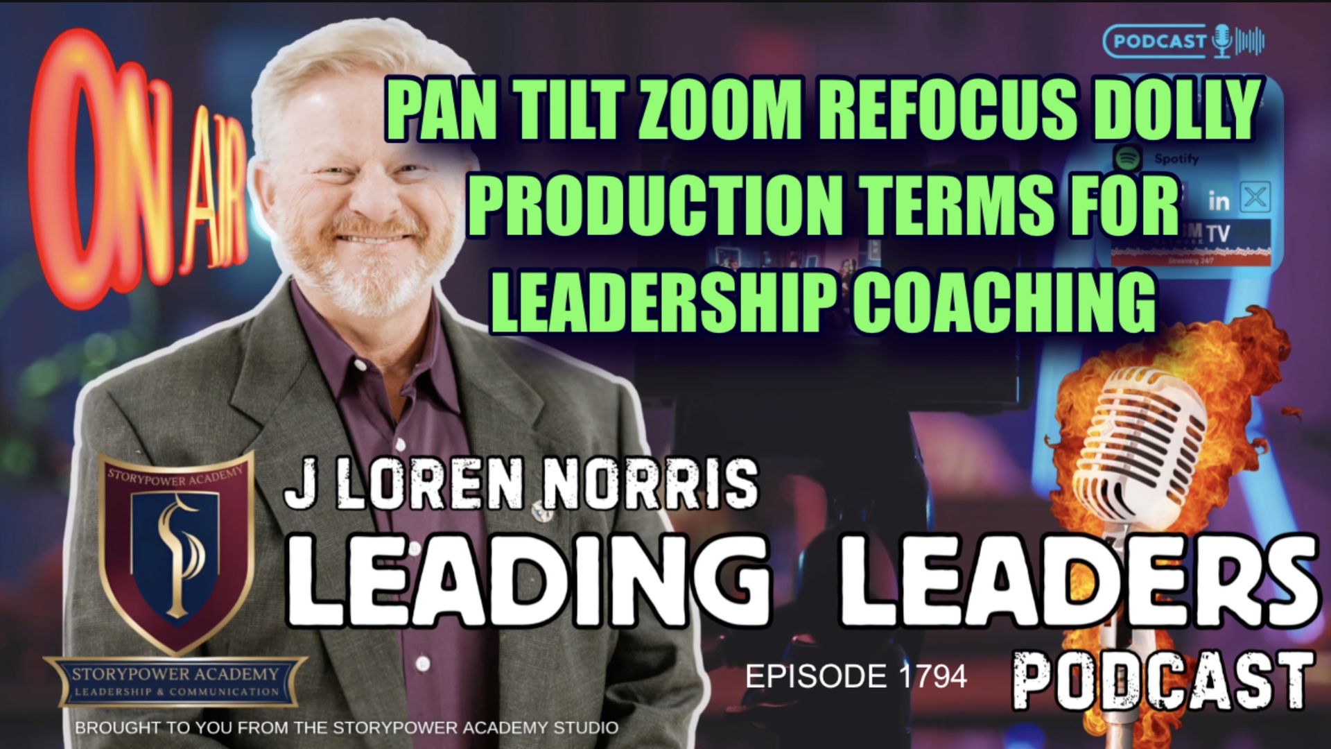 LL1794-PAN TILT ZOOM REFOCUS DOLLY-PRODUCTION TERMS FOR LEADERSHIP COACHING - Leading Leaders - Leading Leaders TV