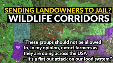 AMT359-SENDING LANDOWNERS TO JAIL? Wildlife Corridors come into question by congress - As A Man Thinketh