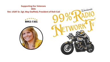 99RN8-Supporting Our Veterans With Ret. USAF Sr. Sgt. May Staffeld, President of Roll Call