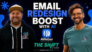 AIS18-Give Your Emails a Redesign Boost with AI Live Demo The Shift AI Show - The Shift - AI Show - Powered by AWeber