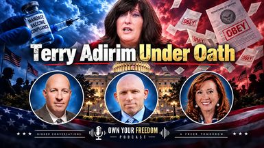 FFF148-Terry Adirim Under Oath The Memo That Forced the Military Jab Ivan Raiklin Kevin McAfee - Feds For Freedom