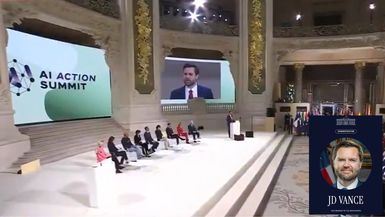 Vice President J.D. Vance at the AI Action Summit in Paris