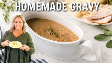 DRH54-Homemade Gravy Made With or Without Drippings - Diary of a Real Housewife