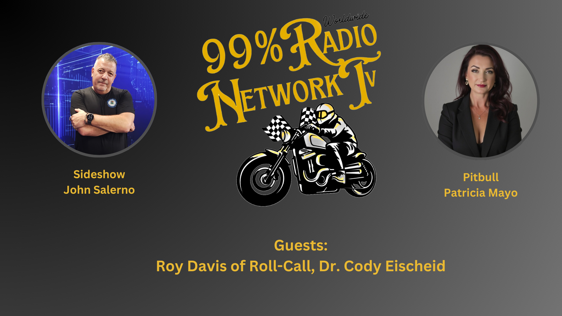 99RN12-Guest Roy Davis of Roll-Call, Dr Cody Eischeid - 99% Radio Network TV