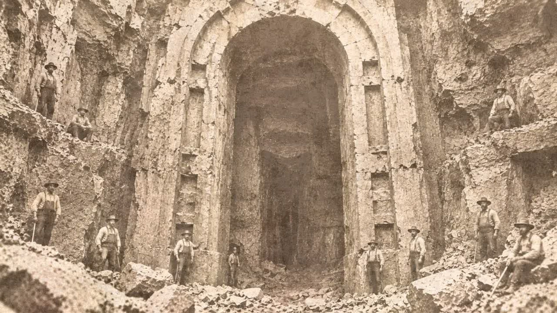 TBA119-The Ancient Archway Found in a Montana Shaft Was Cut for Something Sixteen Feet Tall - The Buried Archive