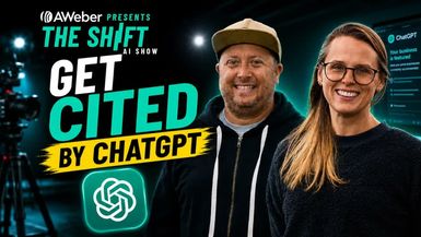AIS34-How to Get Your Business Recommended by ChatGPT Full Page Build Live The Shift AI Show - The Shift - AI Show - Powered by AWeber