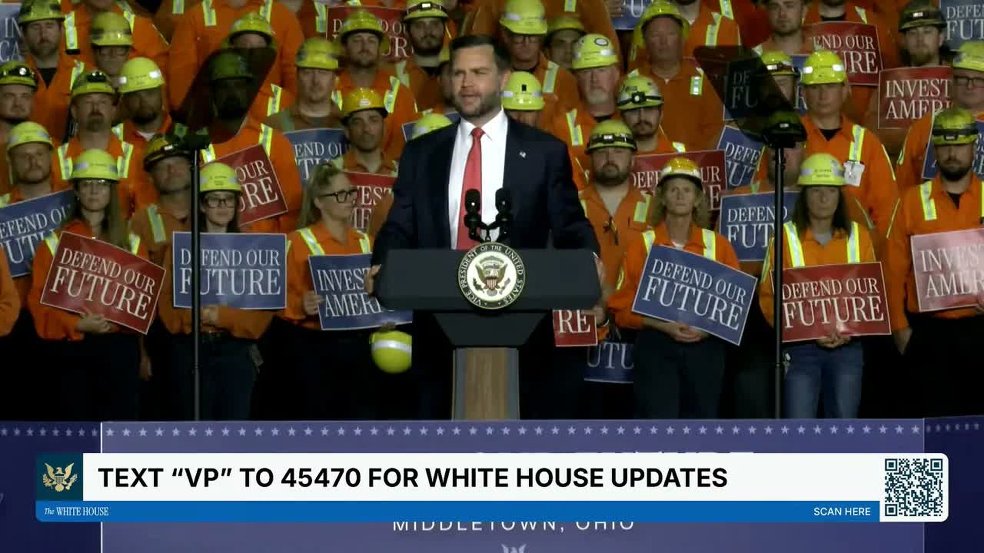 TWH309-Vice President JD Vance Delivers Remarks in Middletown OH - The White House