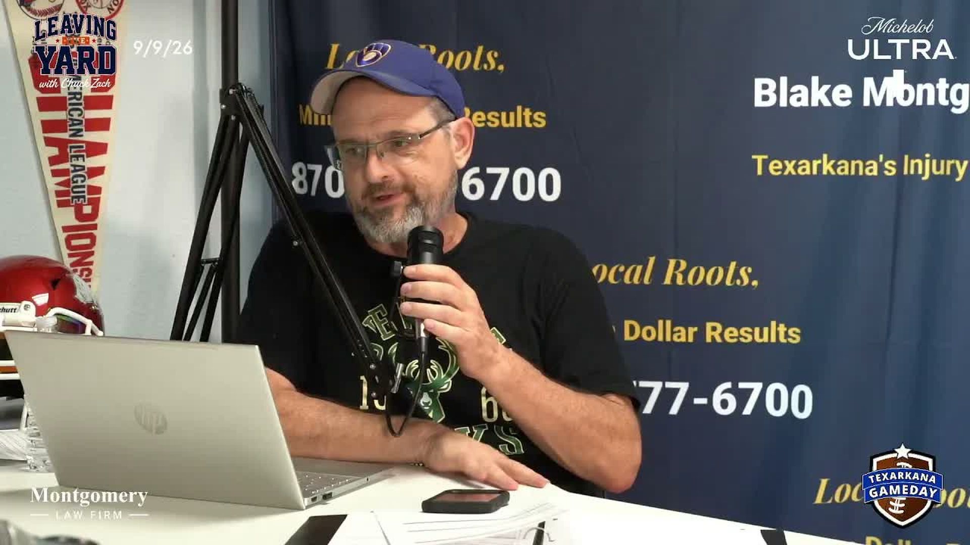 ETG37-Leaving the Yard with Chuck Zach LIVE on Texarkana Gameday 9-9-26 - East Texas Gameday