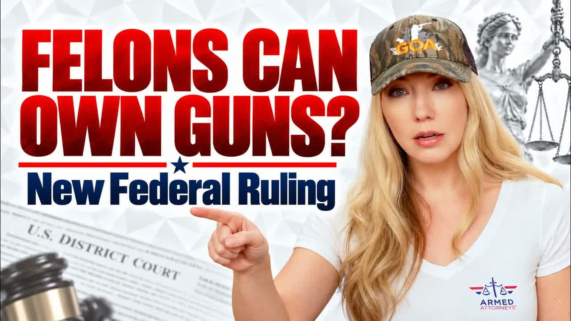 AA175-Federal Court Rules - Some Felons CAN Get Their Gun Rights Back - Armed Attorneys