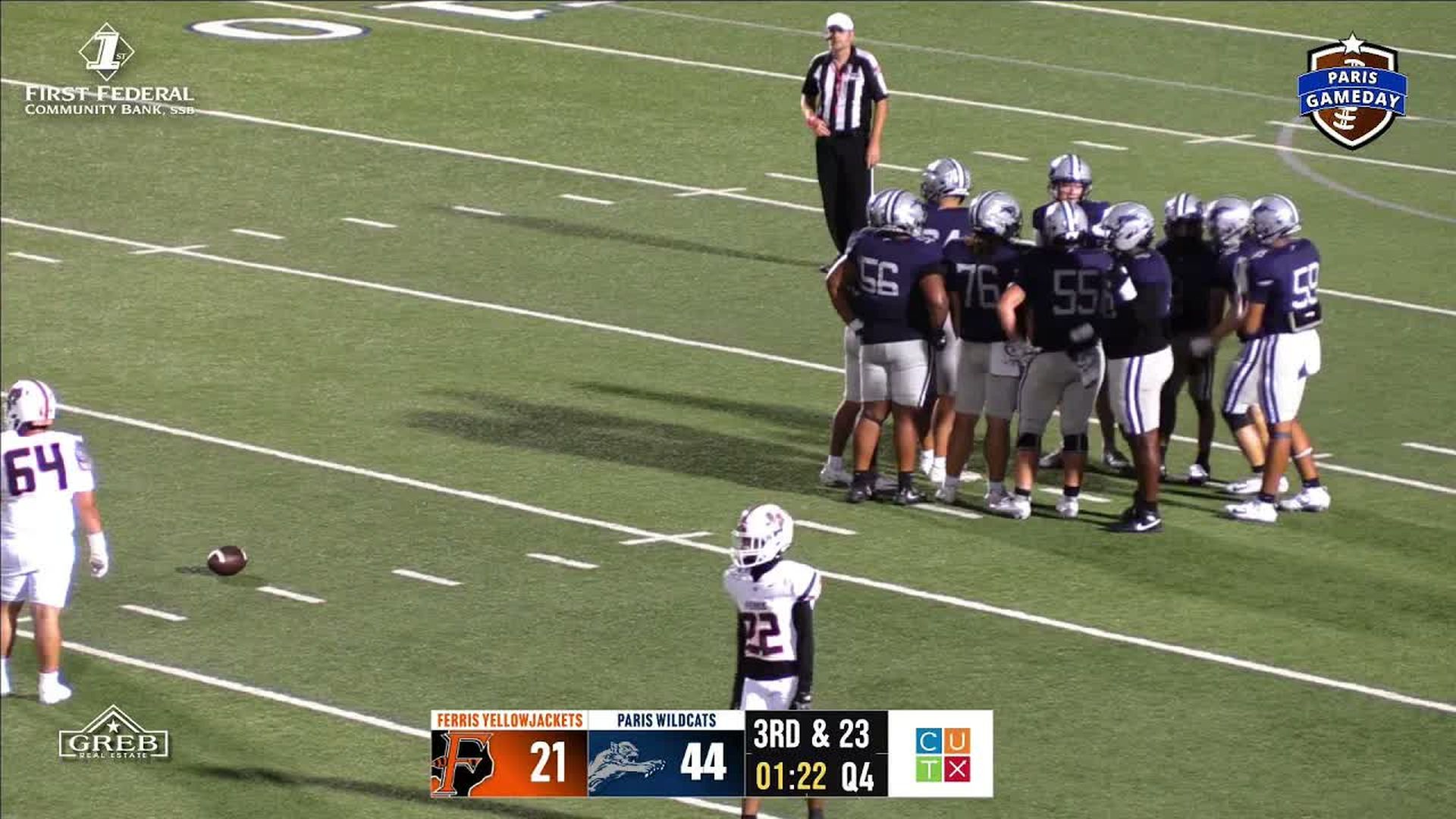 ETG80-PARIS WILDCATS VS. FERRIS YELLOWJACKETS - East Texas Gameday