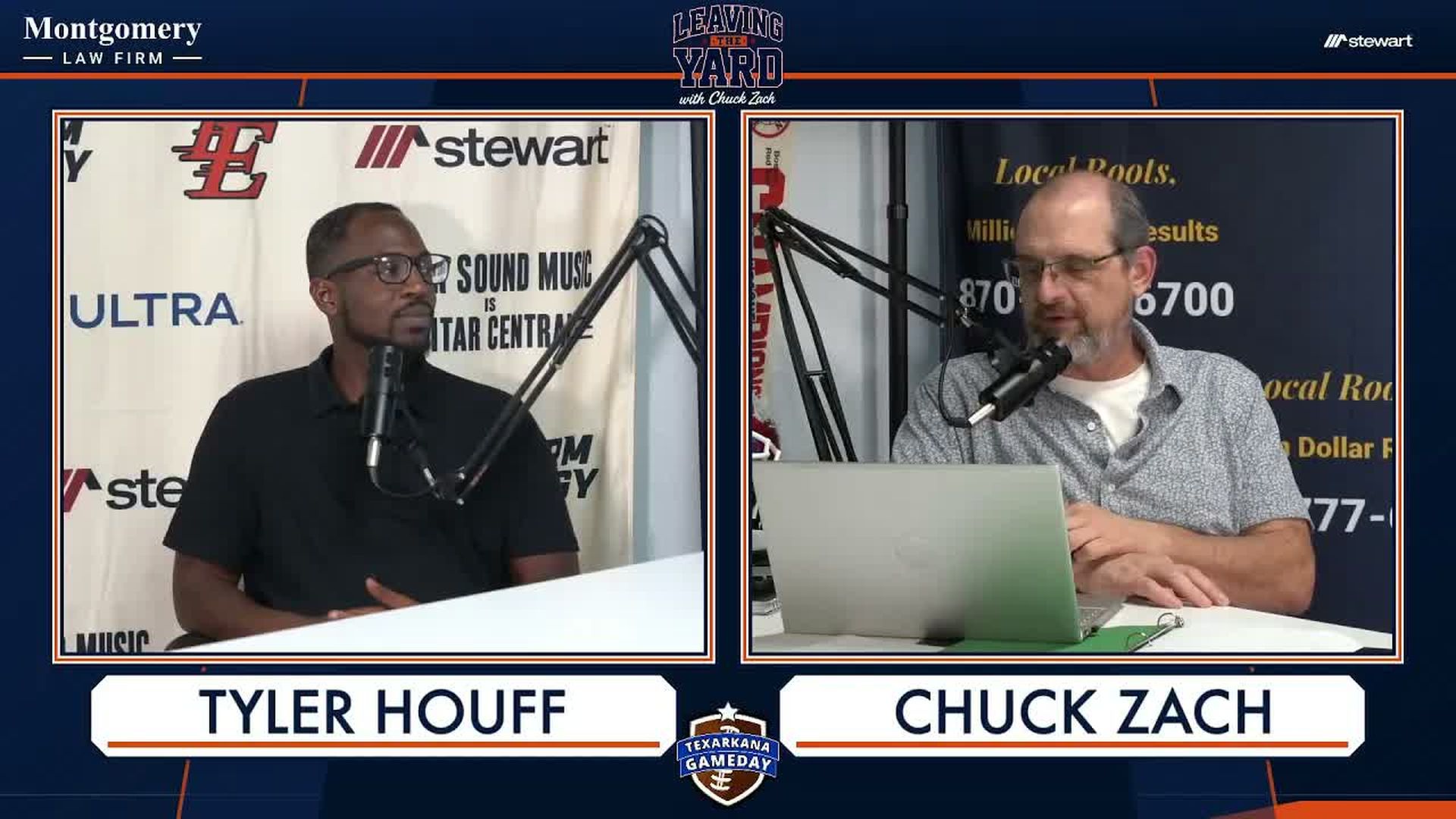ETG36-Leaving the Yard with Chuck Zach LIVE on Texarkana Gameday 9-8-26 - East Texas Gameday