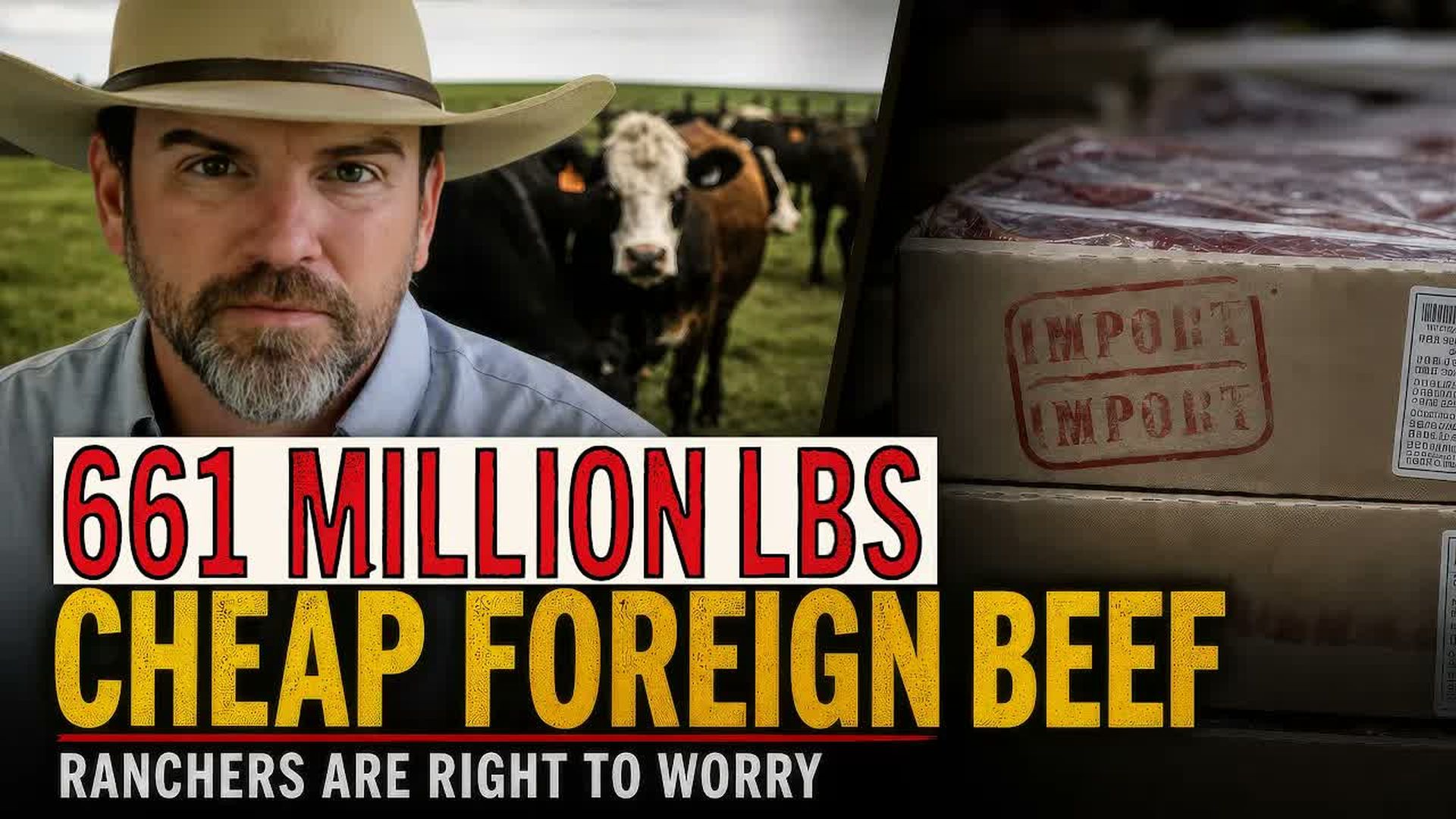 AMT515-661 MILLION POUNDS of Cheap Foreign Beef Ranchers Are Right to Worry - As A Man Thinketh - Yanasa TV