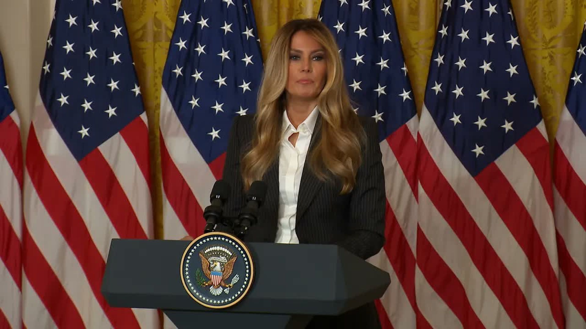 TWH246-First Lady Melania Trump Participates in the Presidential AI Challenge National Awards Ceremony - The White House