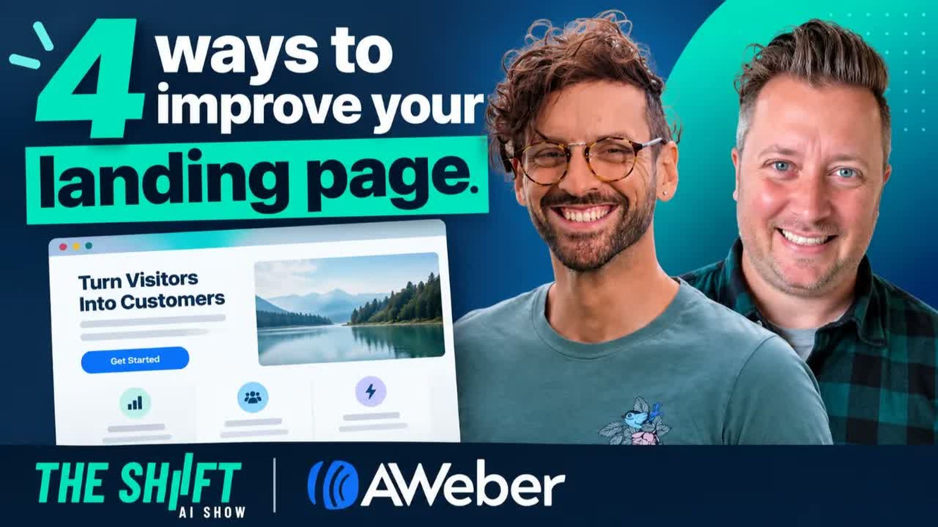 AIS48-Ship It Friday - 4 Ways to Make Your Landing Page More Engaging The Shift AI Show EP46 - The Shift - AI Show - Powered by AWeber