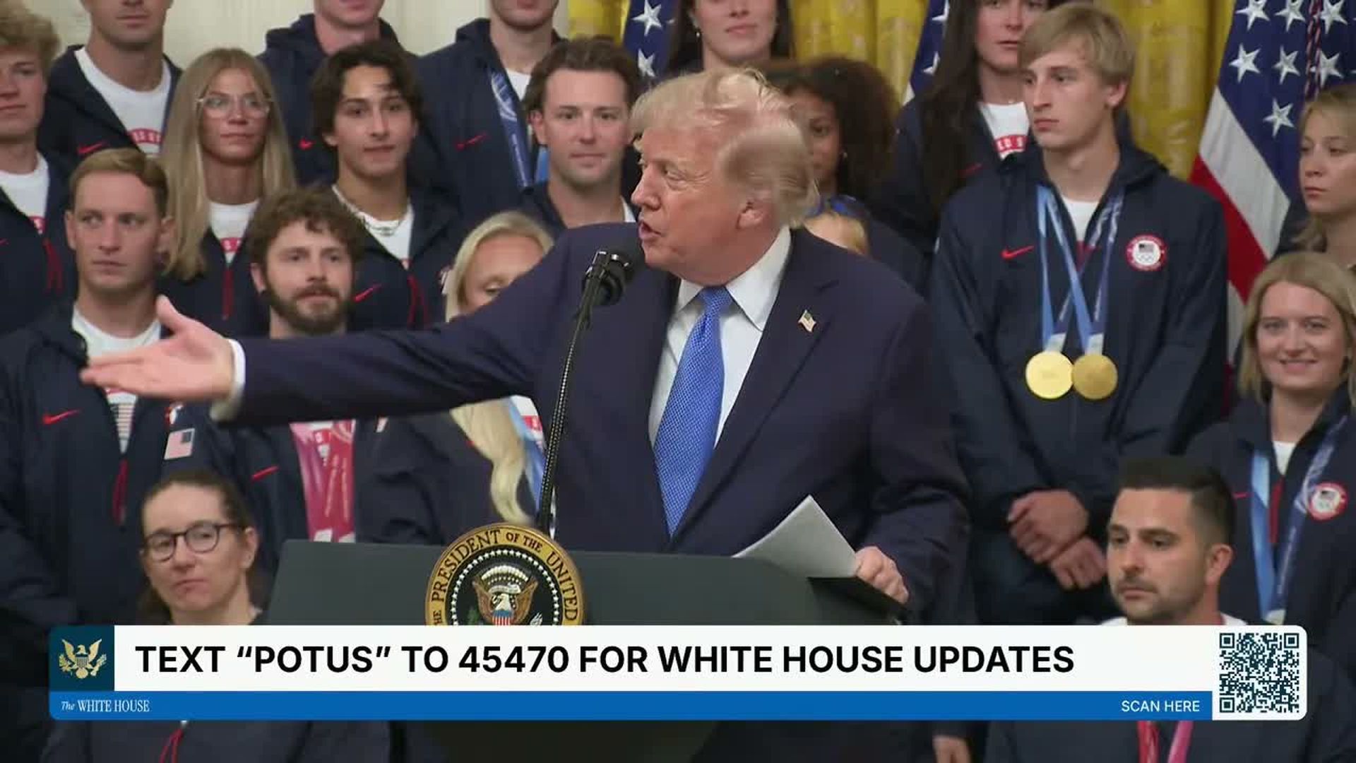 TWH303-President Trump Participates in a Team USA Reception - The White House