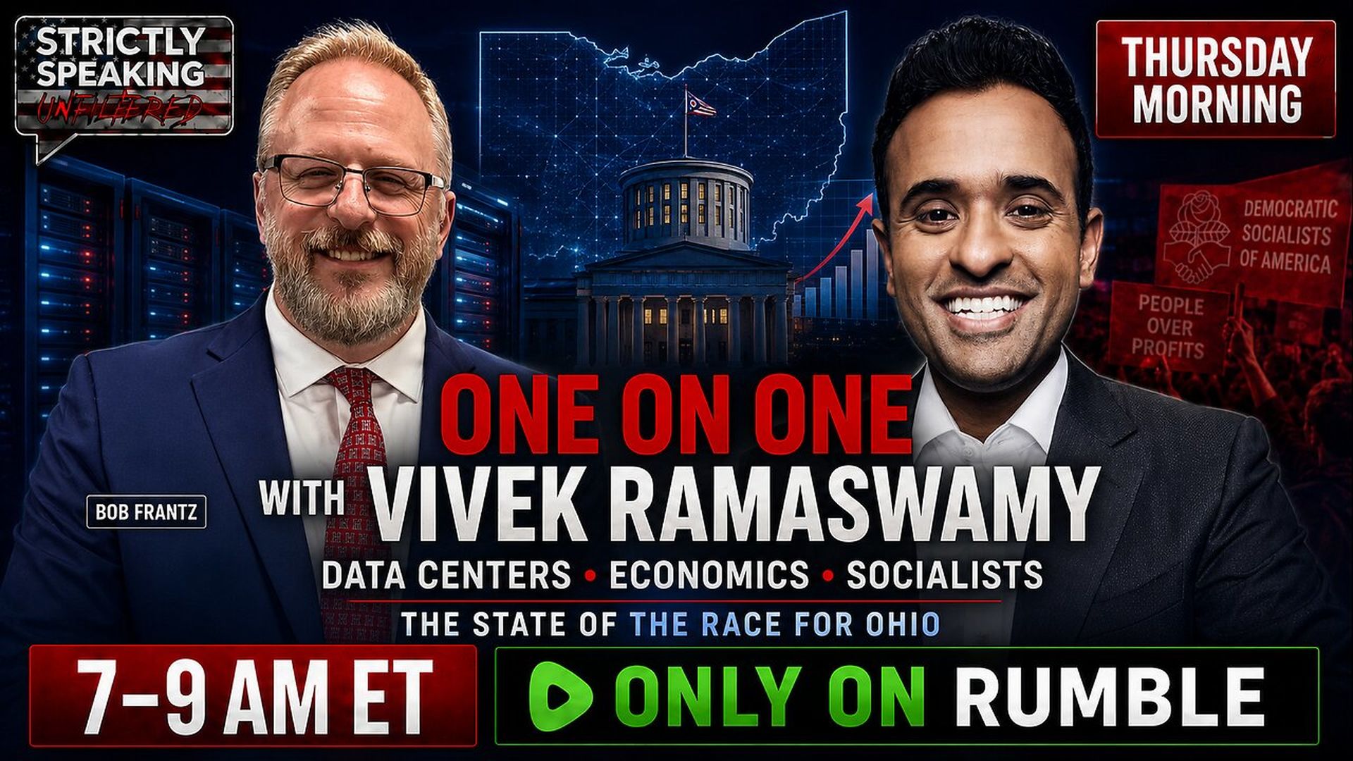 SSU62-Why is the Ohio governors race close We go One-on-One with Vivek Ramaswamy - Strictly Speaking Unfiltered with Bob Frantz