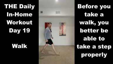 FE25-Day 19 - Walk Daily In Home Workout - Fitness Ed - Fitness Ed