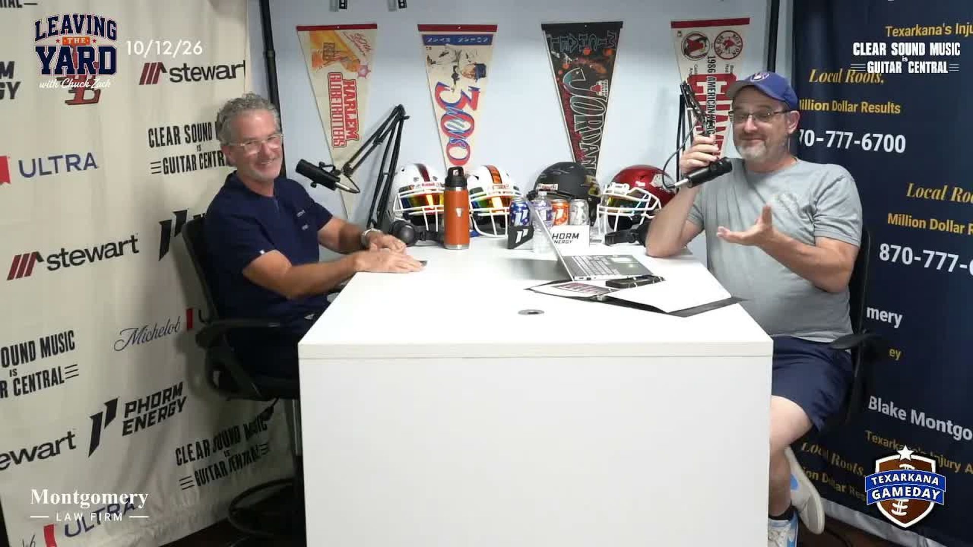 ETG84-Leaving the Yard with Chuck Zach LIVE on Texarkana Gameday 10-12-26 - East Texas Gameday