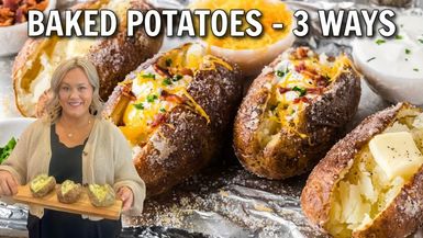 DRH69-The Perfect Baked Potato - 3 Ways - Diary of a Real Housewife