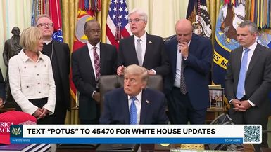 TWH266-President Trump Receives Presentation of the Religious Liberty Commission Report - The White House