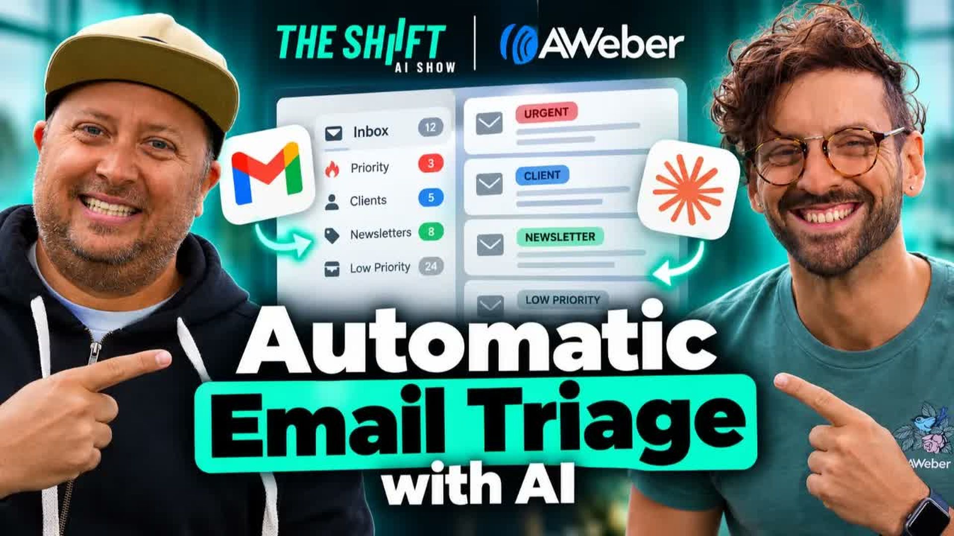 AIS46-Claude and Gmail - Build an AI Email Assistant Your First AI Employee The Shift AI Show EP44 - The Shift - AI Show - Powered by AWeber
