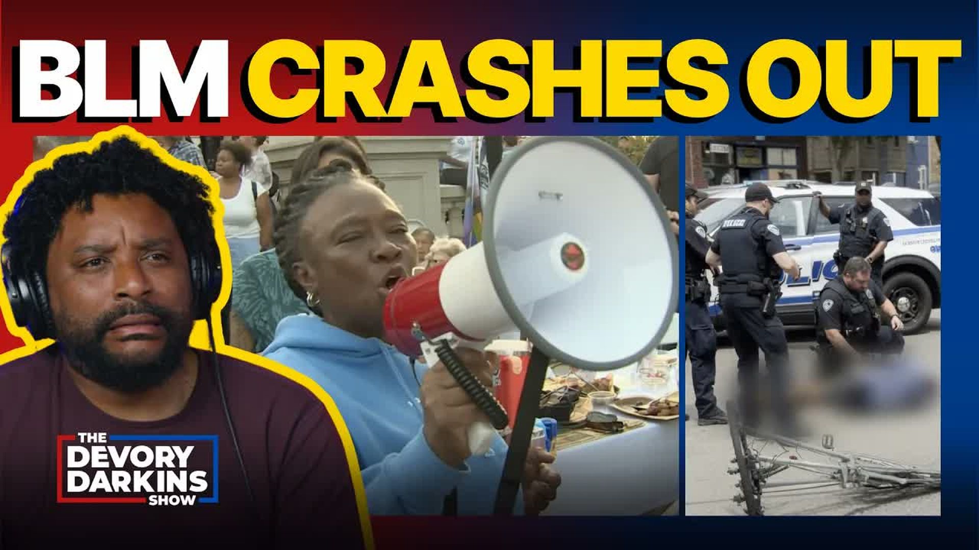 DDS814-BLM mob CRASHES OUT Over Wisconsin Police Shooting - The DeVory Darkins Show