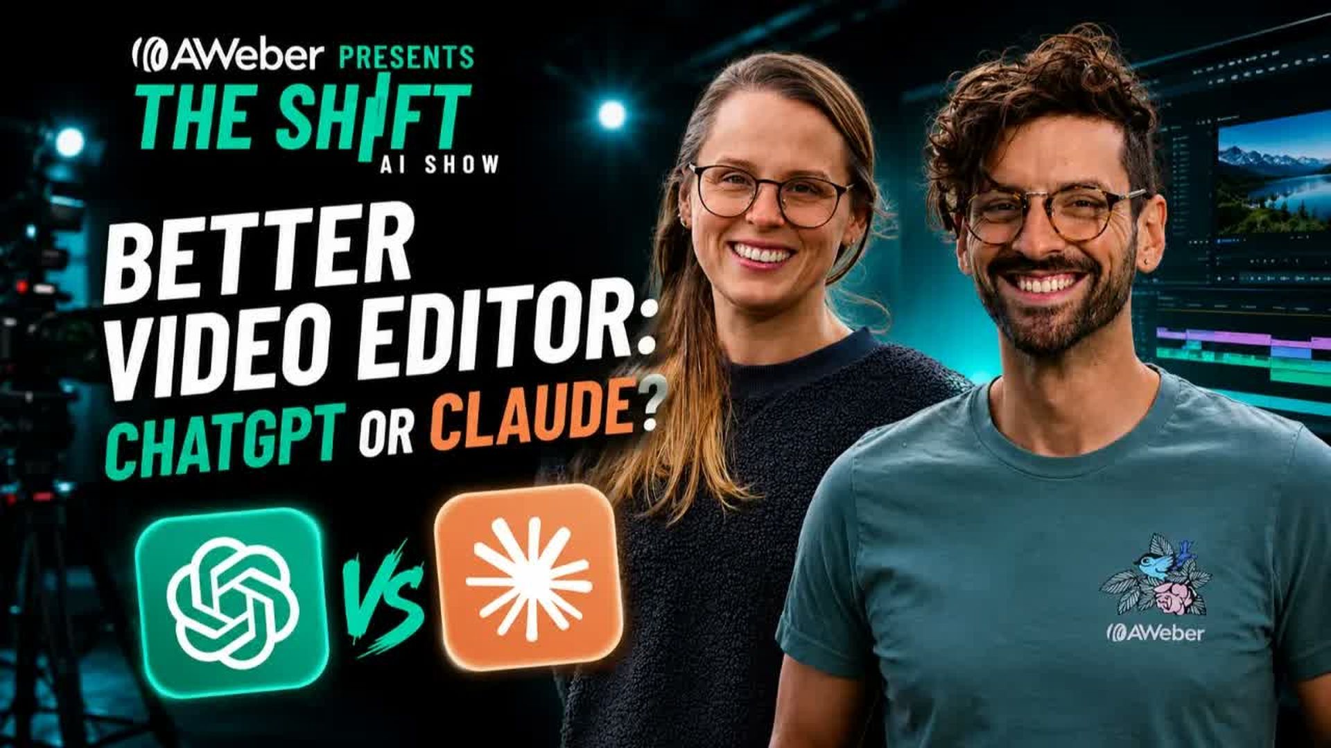 AIS39-Claude vs ChatGPT as a Video Editor Same Raw Footage Live Test The Shift AI Show EP37 - The Shift - AI Show - Powered by AWeber