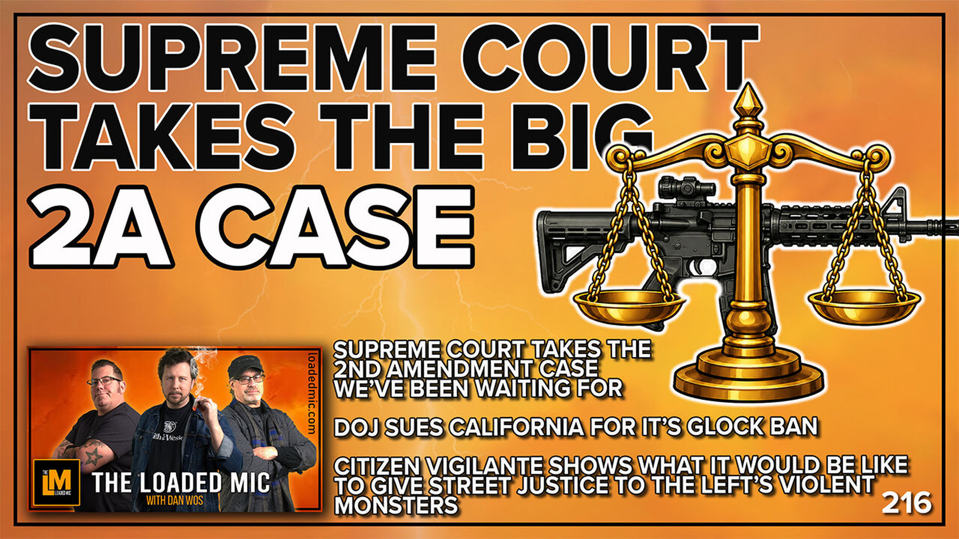 TLM3-Supreme Court Takes Major AR-15 Cases - What s Next The Loaded Mic EP216 - The Loaded Mic