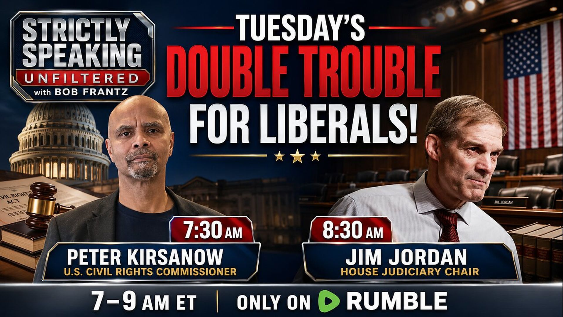 SSU75-Socialists Islamists Midterms and Data Centers Special Guests Peter Kirsanow and Jim Jordan - Strictly Speaking Unfiltered with Bob Frantz