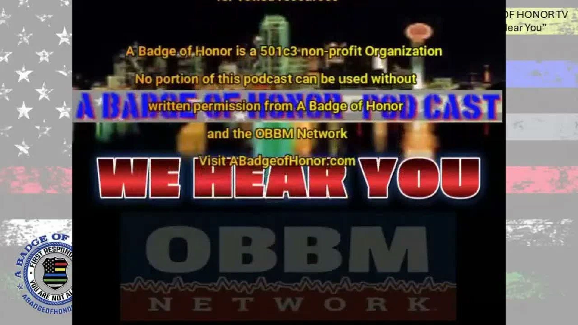 BOH186-Policing Then and Now and Wellness Strategies for Success - A Badge of Honor TV