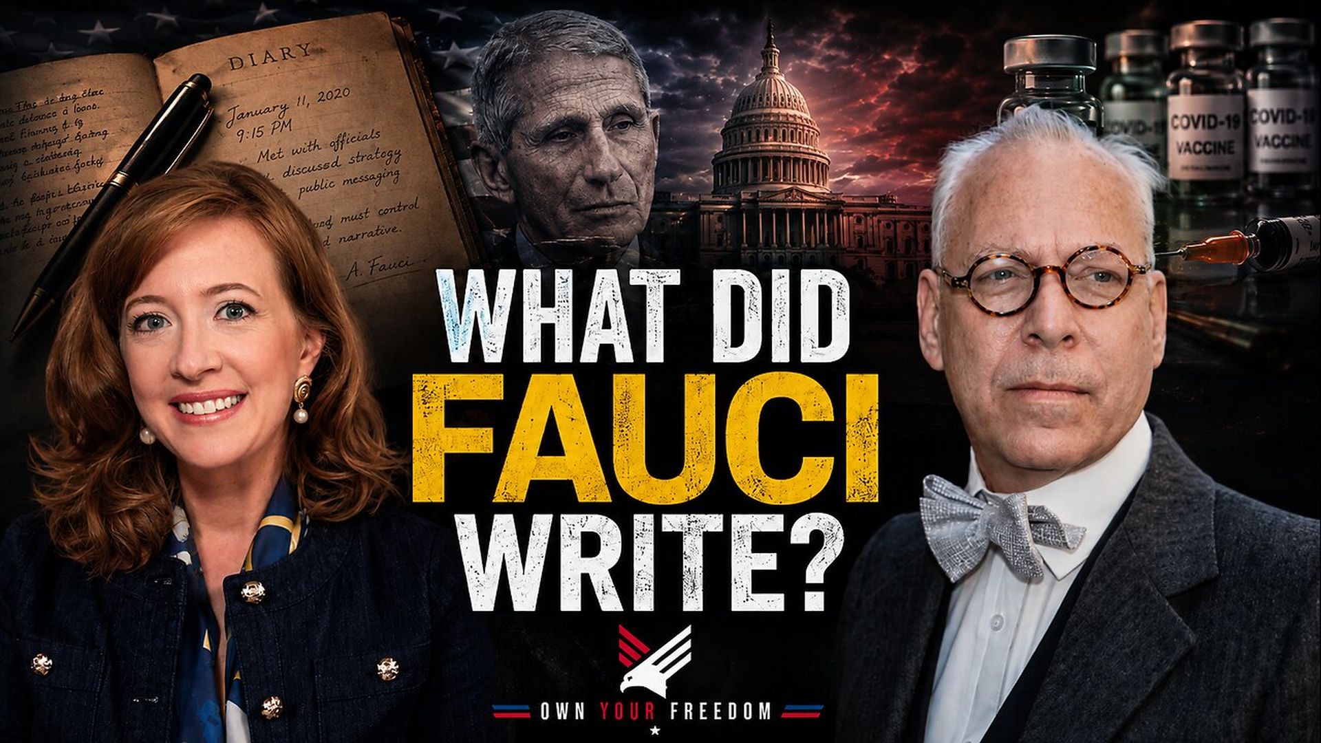 FFF141-138 Dear Diary In Faucis Words Jeffrey Tucker The Feds - Feds For Freedom