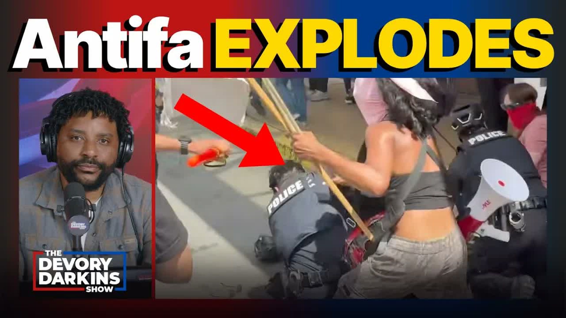 DDS727-Antifa EXPLODES outside TPUSA Event as Karmelo Anthony Defense gets BAD NEWS - The DeVory Darkins Show