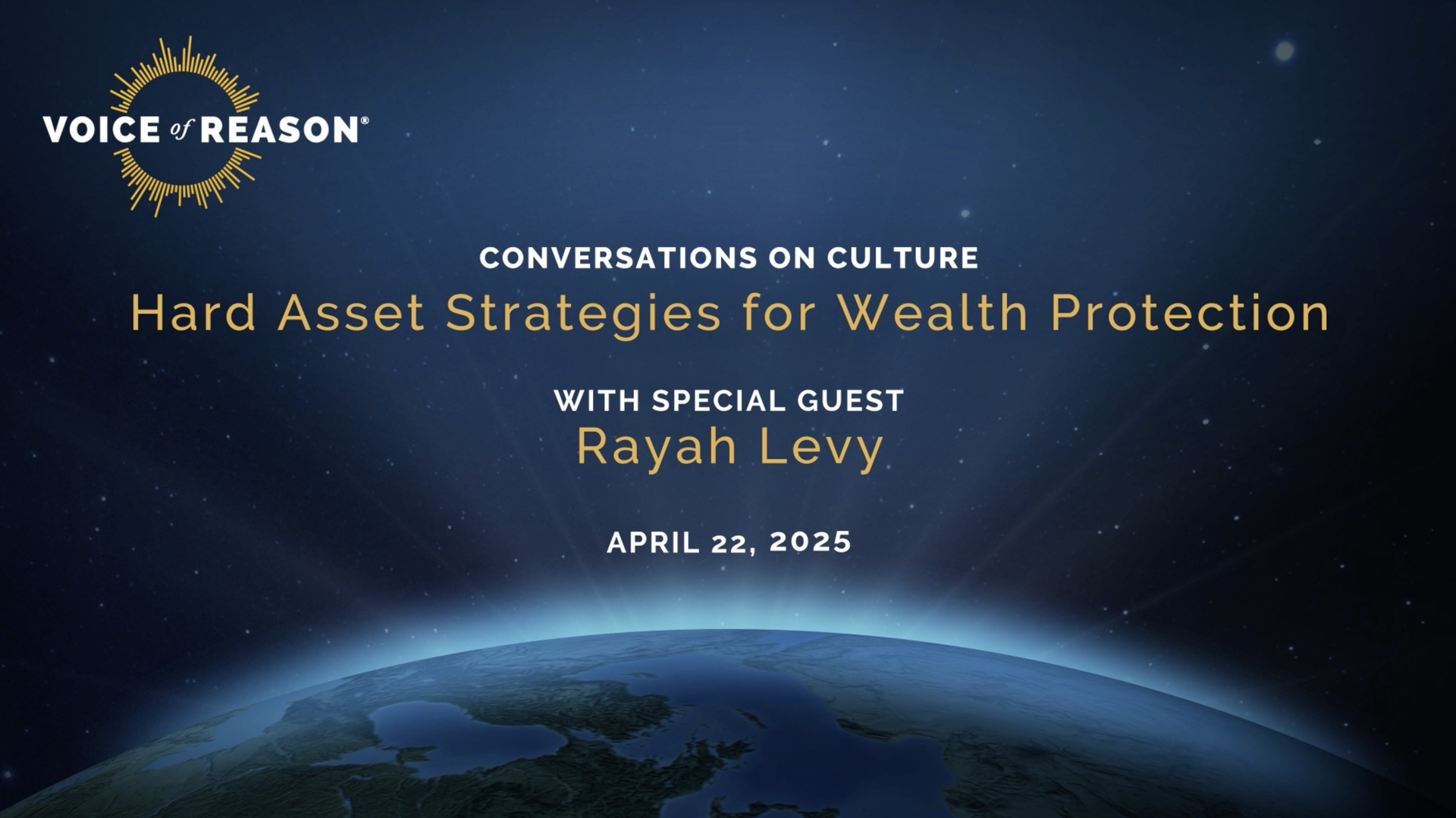 VOR41-Guest: Rayah Levy  - Voice of Reason