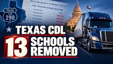 PBD14-Texas CDL Crackdown - FMCSA Removes 13 Training Locations - Politics with the Big Dogs