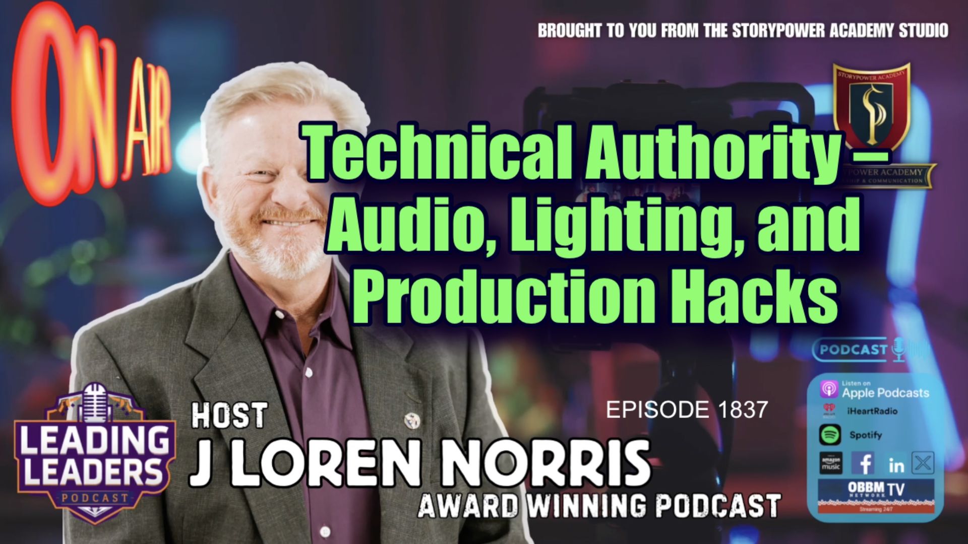 LL1837-Technical Authority–Audio, Lighting, and Production Hacks - Leading Leaders - Leading Leaders TV