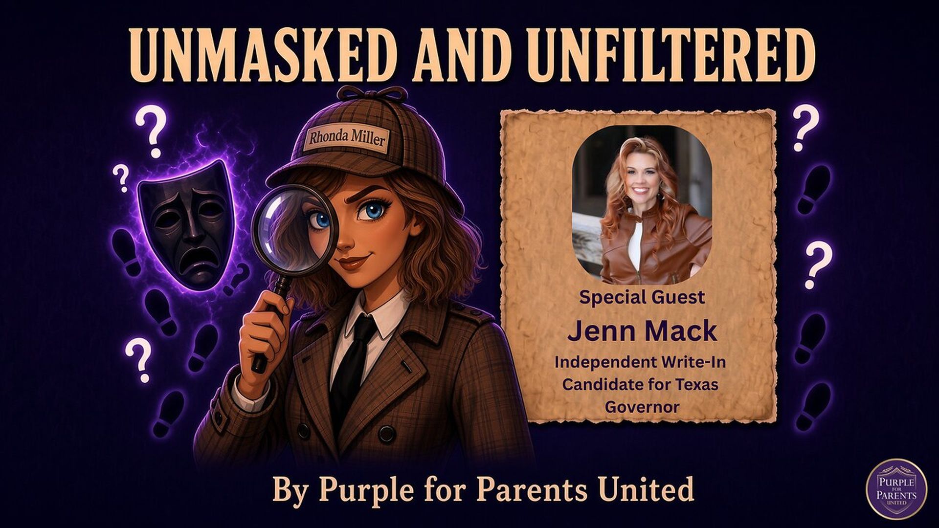UAU9-WJenn Mack - Independent Candidate For Texas Governor - Unmasked and Unfiltered
