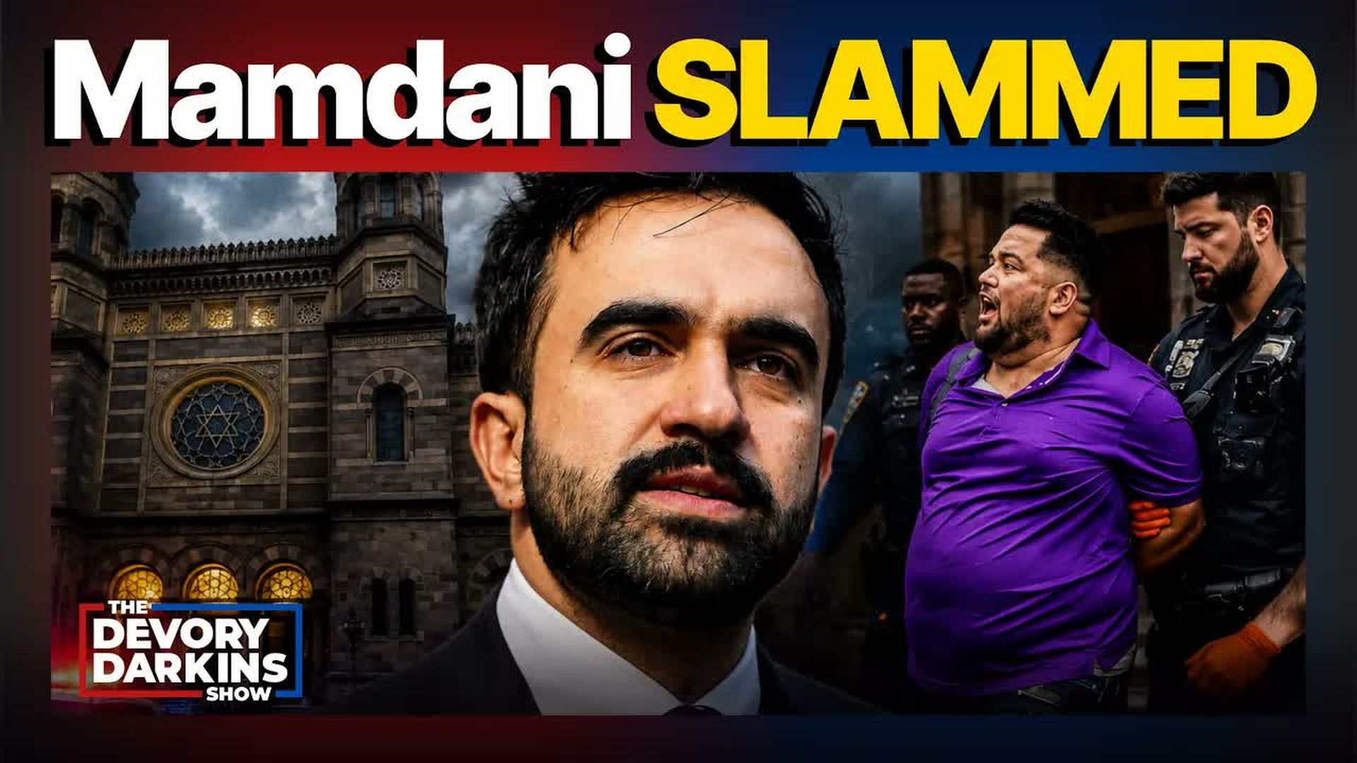 DDS855-New York turns on Mamdani after a second Synagogue attack - The DeVory Darkins Show