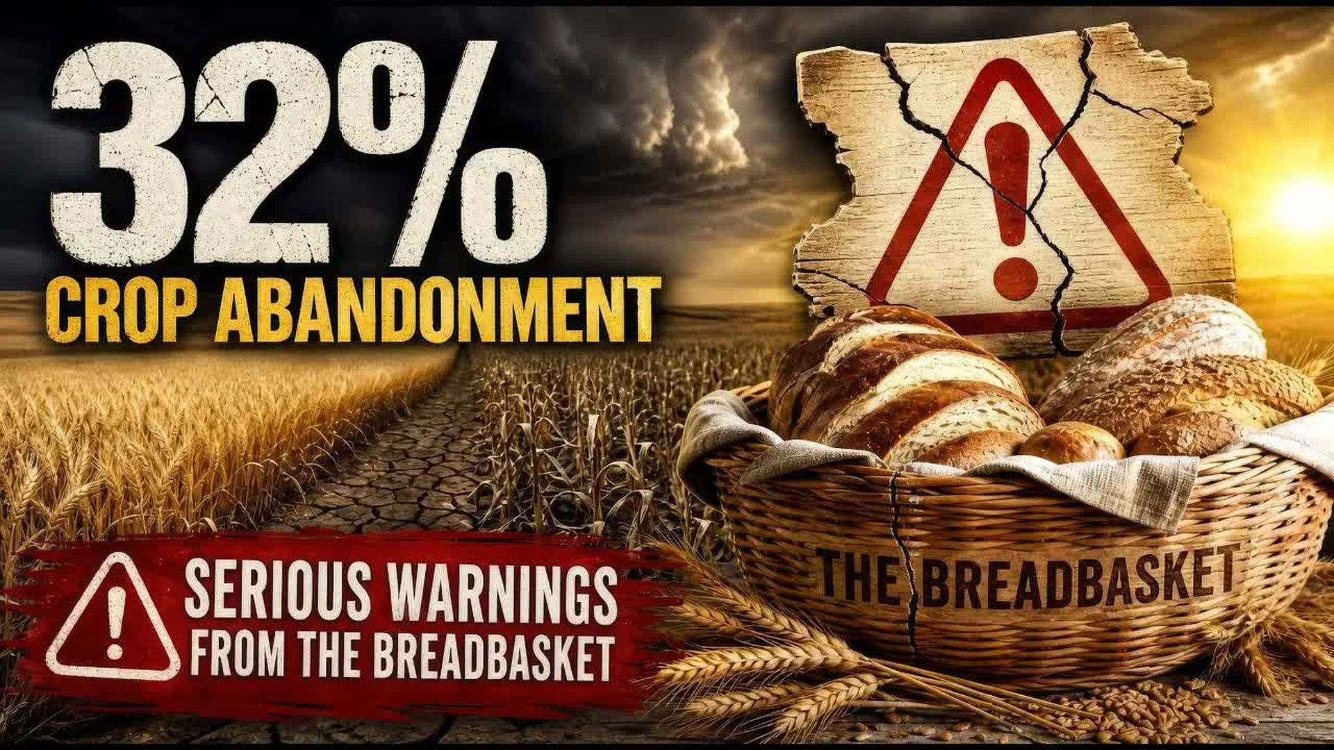 AMT486-32% CROP ABANDONMENT - Serious Warnings from the Breadbasket - As A Man Thinketh - Yanasa TV