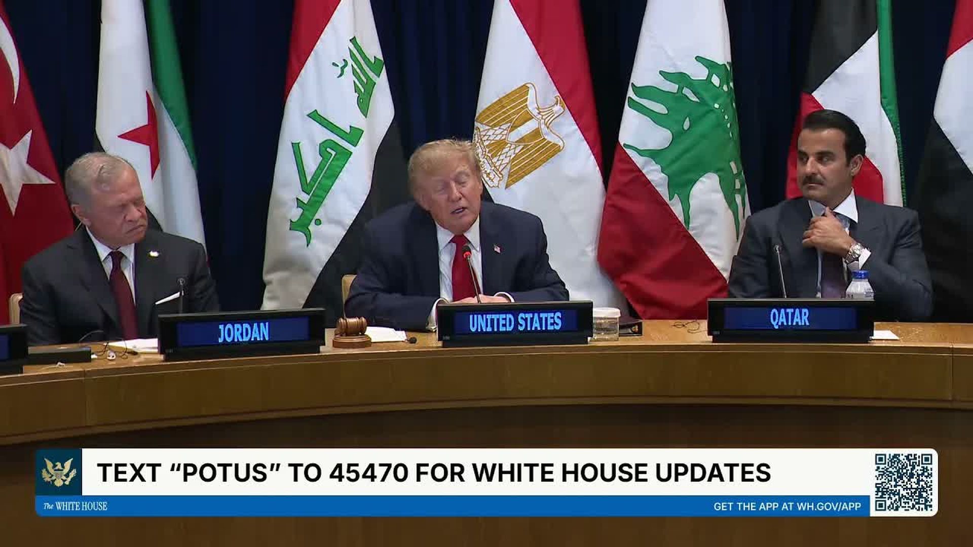 TWH338-President Trump Participates in a Multilateral Meeting with the Gulf Cooperation Council - The White House