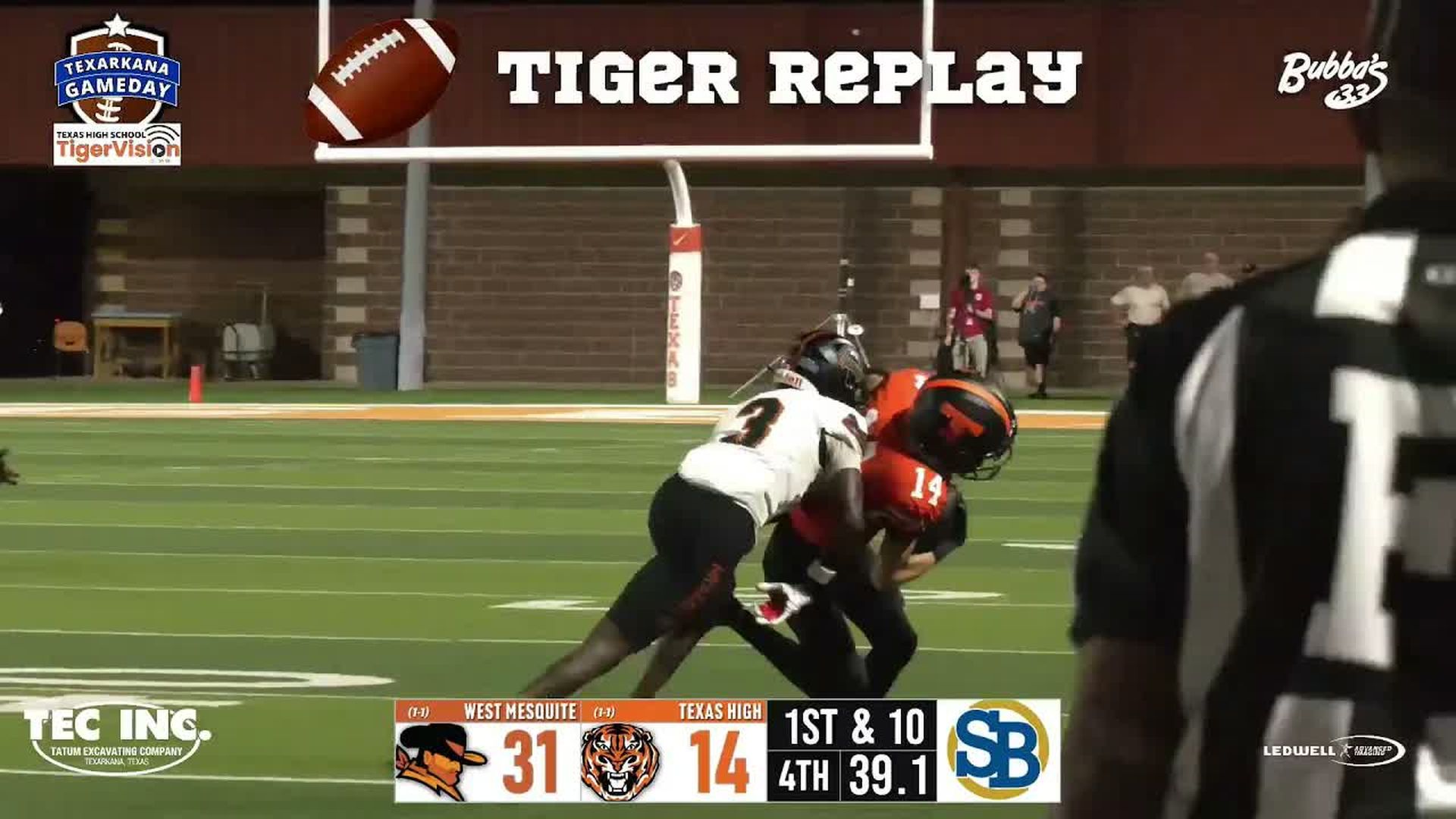 ETG40-Texas High Tigers vs West Mesquite Wranglers Football LIVE - East Texas Gameday