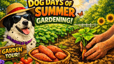 TDBG53-Dog Days of Summer - Sweet Potatoes - Two Doves Bees & Gardens