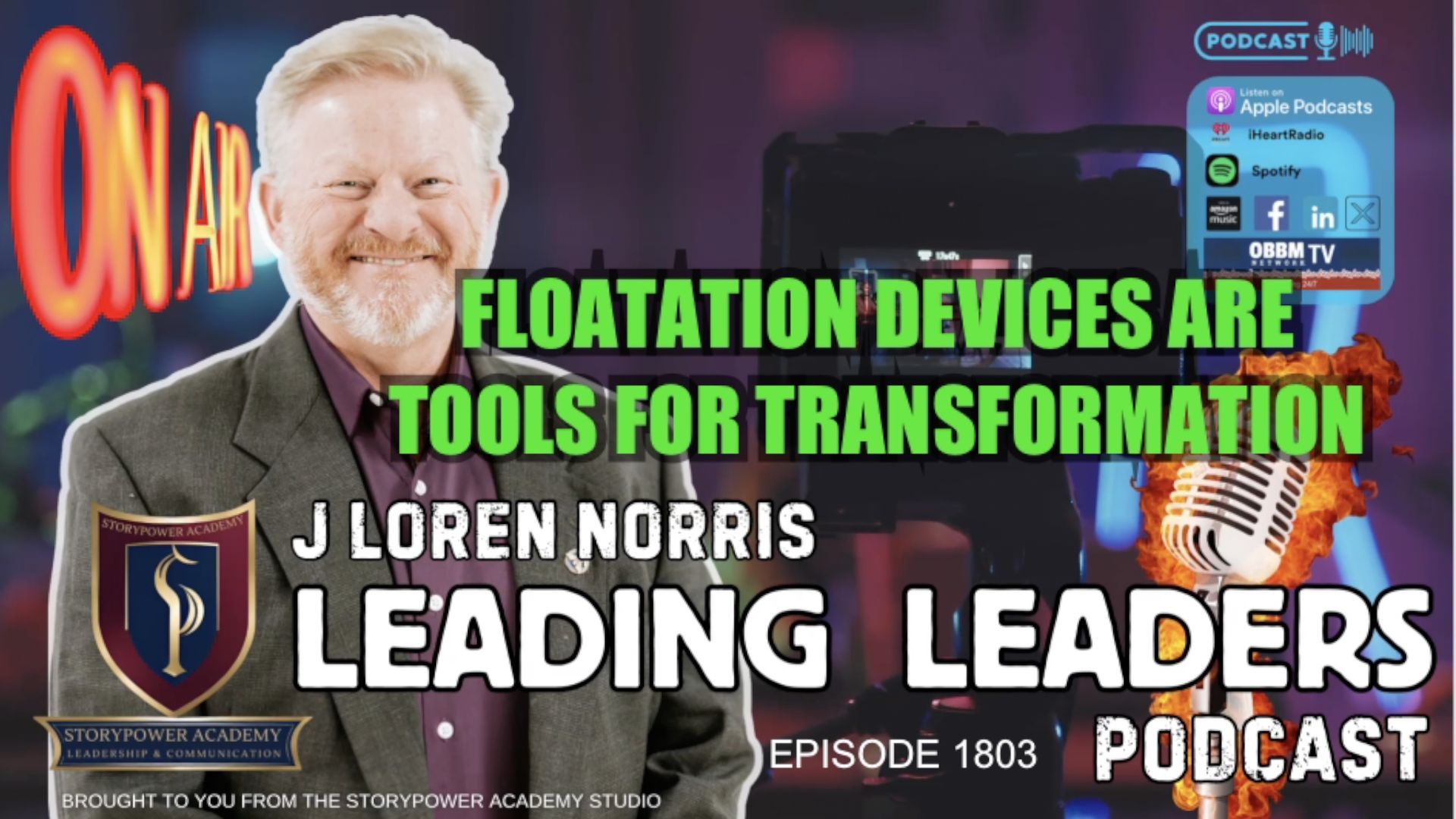 LL1803-Flotation Devices Are Tools For Transformation - Leading Leaders TV