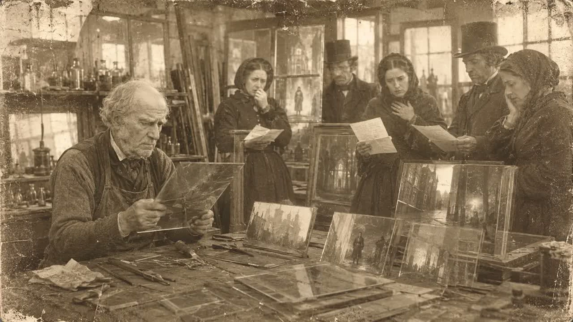 TBA4-The Last Glass Cutter Who Made Pre-1860 Window Panes What Customers Reported Seeing After Dark - The Buried Archive