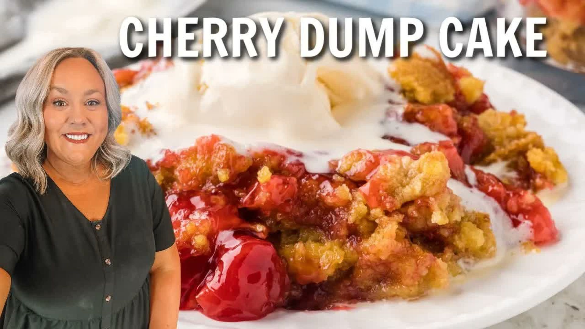 DRH66-Cherry Dump Cake Super Simple and Just 4 Ingredients - Diary of a Real Housewife