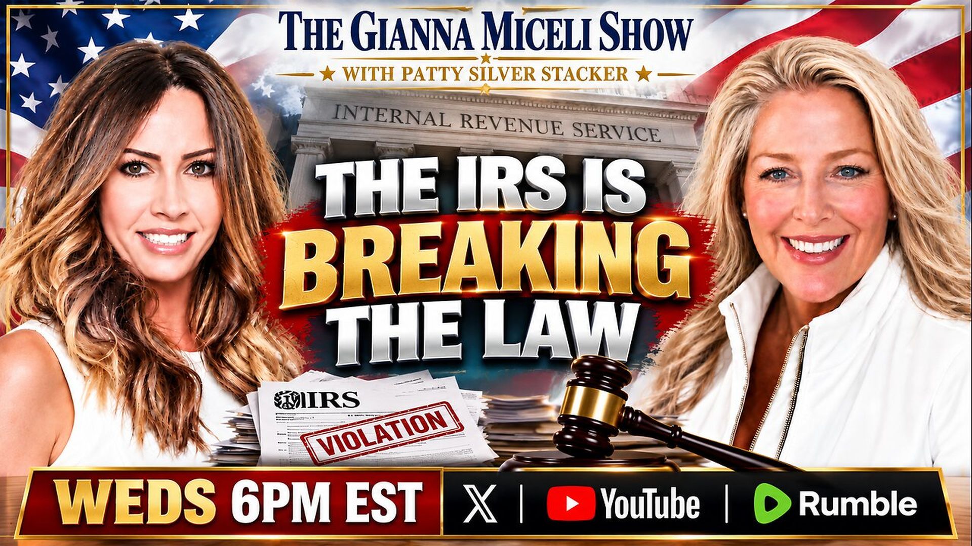 GMS13-The IRS Is Breaking The Law - The Gianna Miceli Show